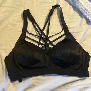 Black Victoria’s Secret sports bra